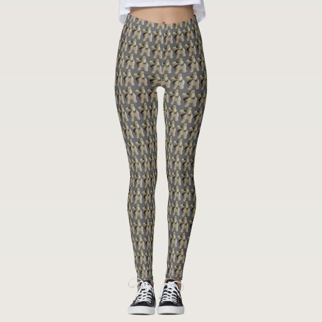 Leggings Ours polaire mignon avec bébé (Devant)