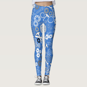 Leggings Outils Motif 01.b LBlue BG