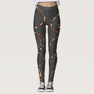 Leggings Ovales de crabe de DM