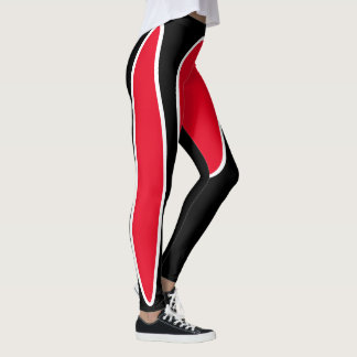 Leggings ovales rouges