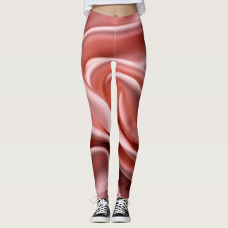 Leggings-Pachelsatin-Wirbel Leggings