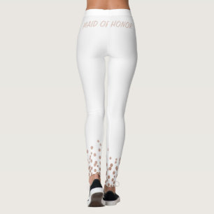 Leggings Paillettes Rose Gold Demoiselle d'Honneur