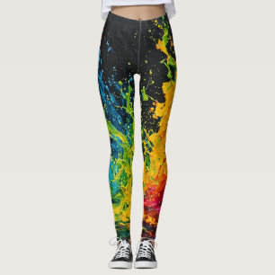 Leggings Paint coloré