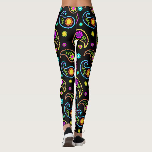 Leggings Paisley du plaisir de Fairlings imprime 53086F (Dos)