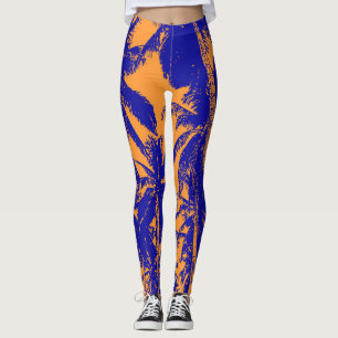 Leggings Palmiers à la conception pointue