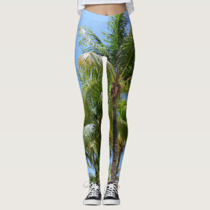 Leggings Palmiers ensoleillés Oasis #1 #tropical #wall #art