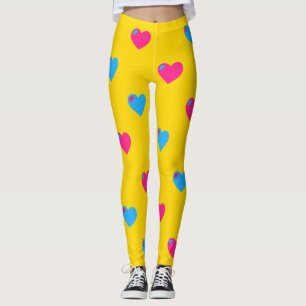 Leggings Pan Pride Grands Cœurs