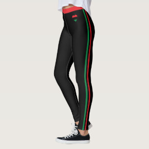 Leggings Panafrican Flag mode & Unia Symbole / coeur