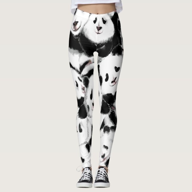 Leggings Pandas - Big Hugs - Dessin (Devant)