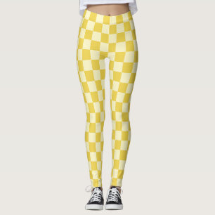 Leggings Panneau de contrôle jaune beurre