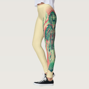 Leggings Panneau de Nouveau d'art de pêcheur de la Reine