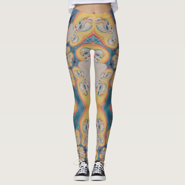 Leggings Pantalon Alien respectueux (Devant)
