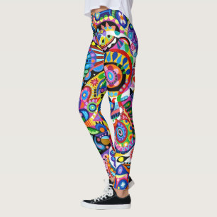 Leggings Pantalon coloré fou