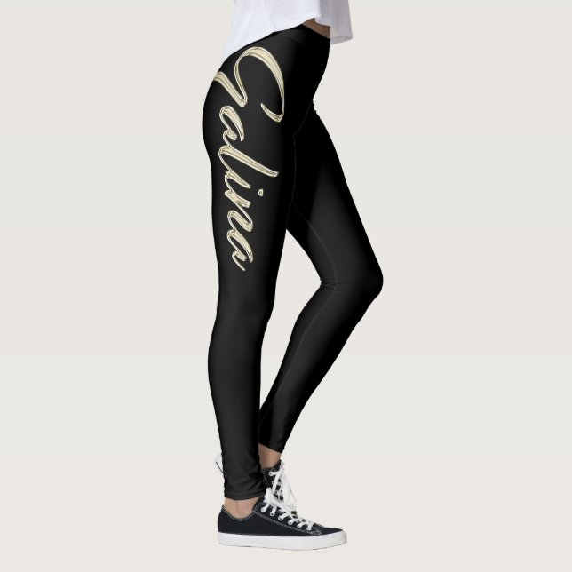 Leggings Pantalon de Galina white gold (Droite)