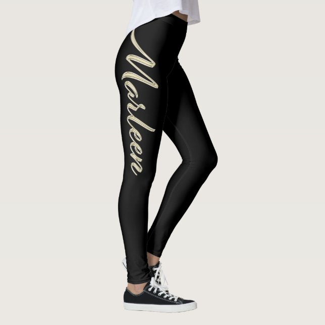 Leggings Pantalon de Marleen white gold (Droite)
