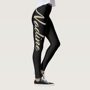 Leggings Pantalon de Nadine white gold