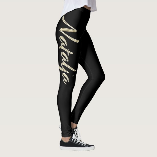 Leggings Pantalon de Natalja white gold (Droite)