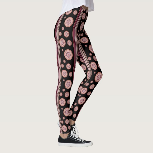 Leggings Pantalon de Yoga Pink Designer (Droite)