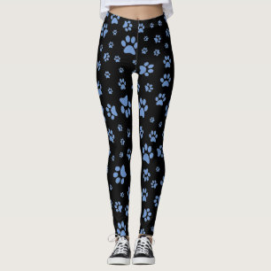 Leggings Pantalon de yoga pour femmes à empreinte de patte 