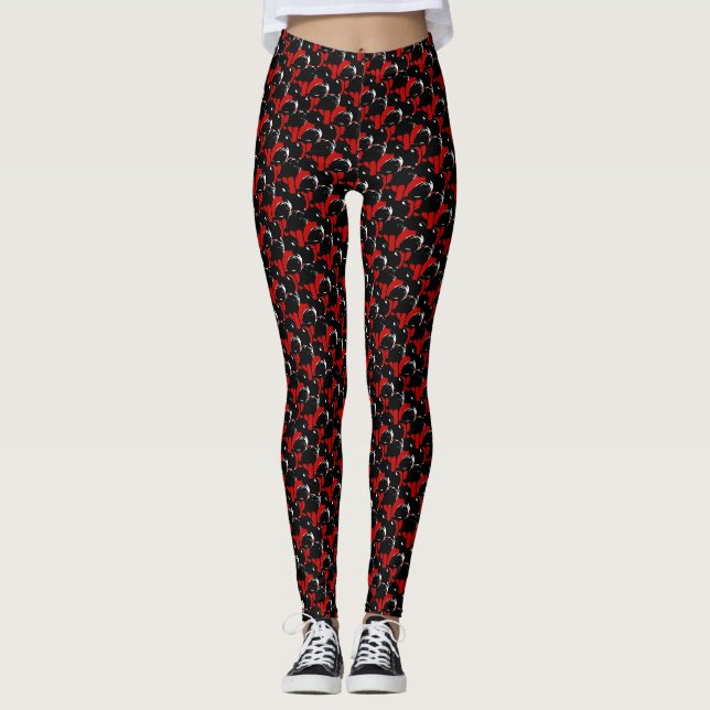 Leggings Pantalon extensible d'oie du Canada de guêtres (Devant)