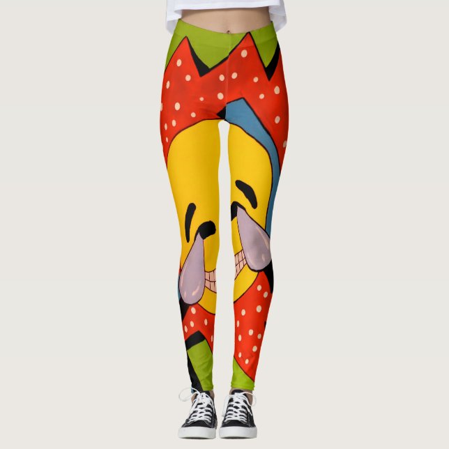 Leggings Pantalon heureux (Devant)