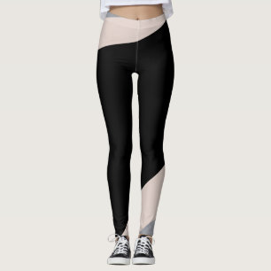 Leggings Pantalon rose/gris/noir de yoga