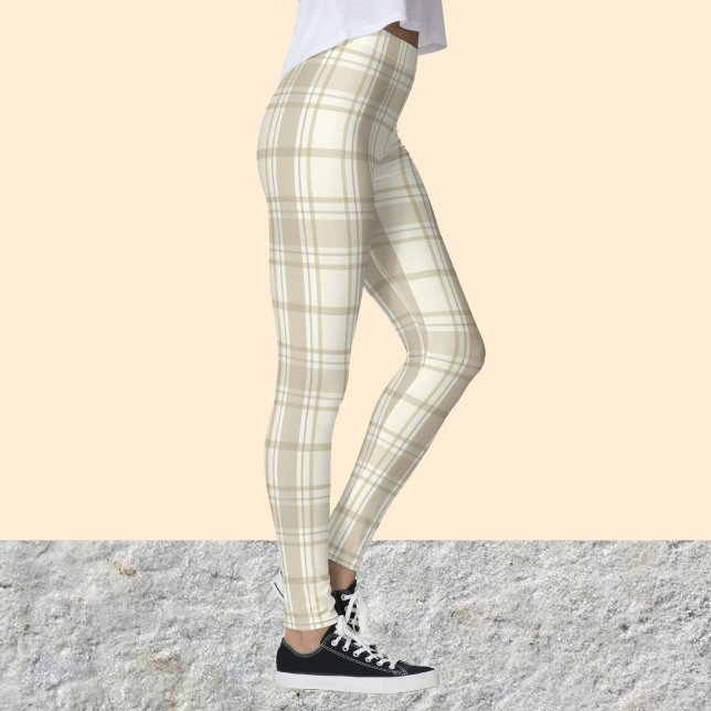 Leggings Pantalon Tan Tan et Beige Motif (Créateur téléchargé)