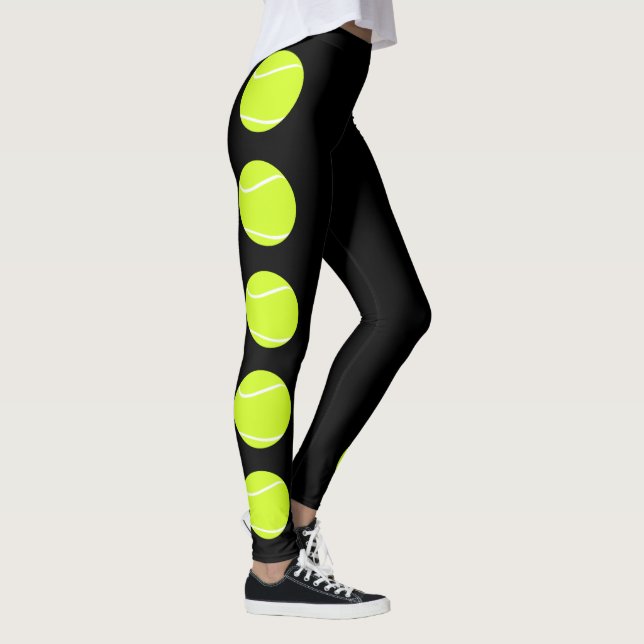 Leggings Pantalons de compression de balle de tennis (Droite)