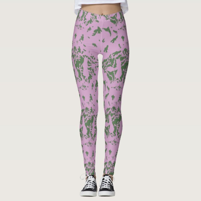 Leggings PaperCut Garden (Devant)