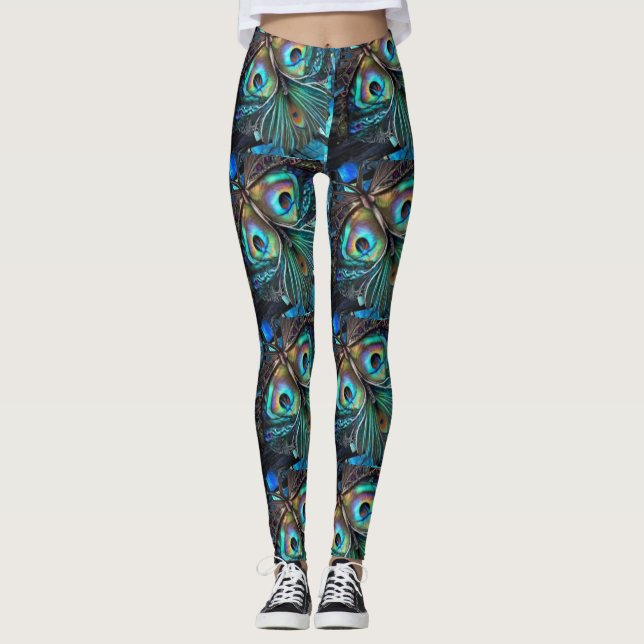 Leggings Papillon Abstrait2 (Devant)