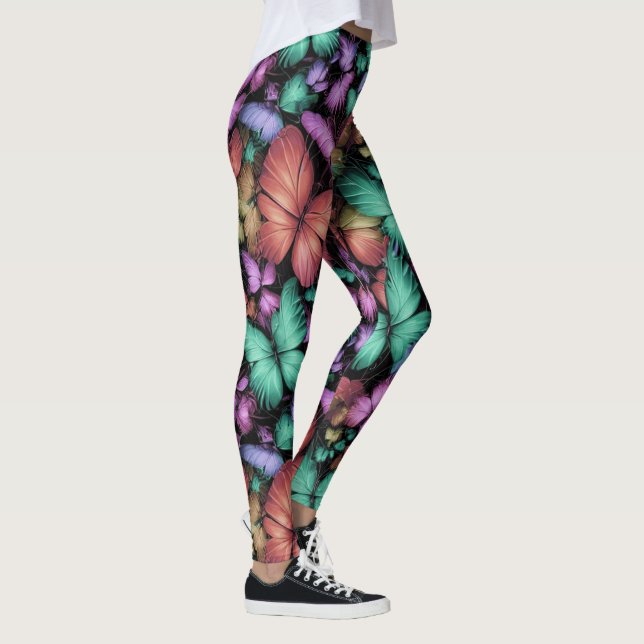 Leggings Papillons colorés Imprimer (Droite)