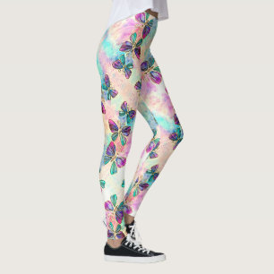 Leggings Papillons colorés mignons 8 -