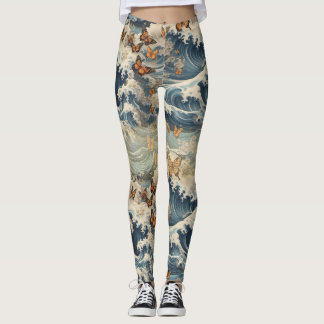 Leggings Papillons sur les vagues