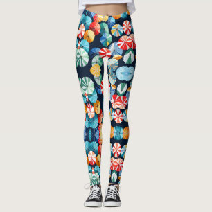Leggings Parapluies colorés
