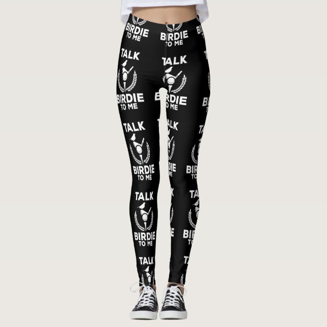 Leggings Parle Mignonne Birdie À Moi, Le Golf Amusant (Devant)