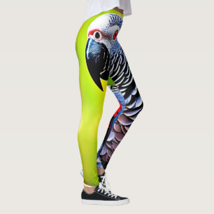 Leggings Parler de perroquet gris africain