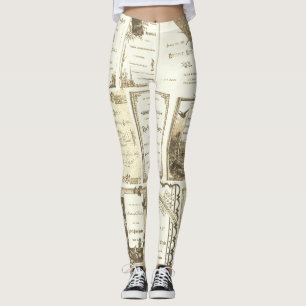 Leggings Parti des invitations du club Sepia d'Elgin Illino