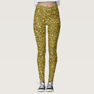 Leggings Parties scintillant d'or