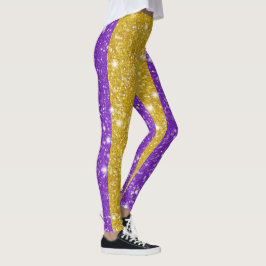 Leggings Parties scintillant Mardi Gras Carnaval en bande c