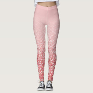 Leggings Parties scintillant or rose Blush Ombre