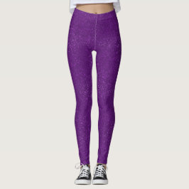 Leggings Parties scintillantes pourpres