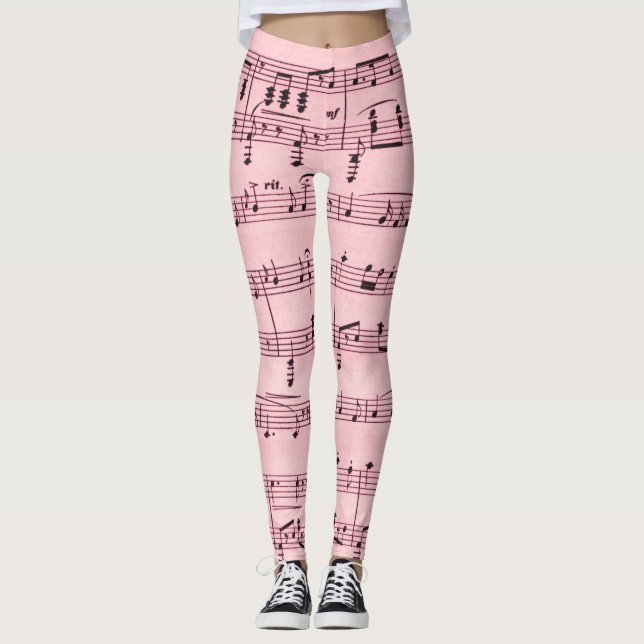 Leggings Partition rose (Devant)