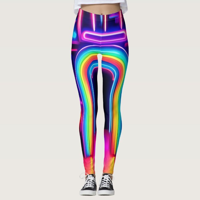 Leggings Passerelle Neon Rainbow (Devant)