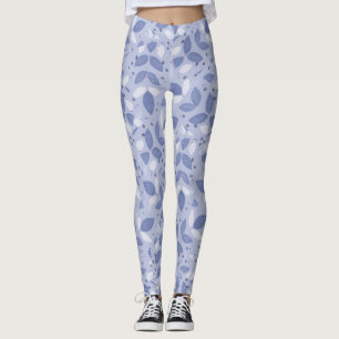 Leggings Pastel Botanic Harmony Collage