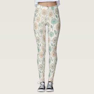 Leggings Pastel Dandelion Dreams - Flore lunaire (2)