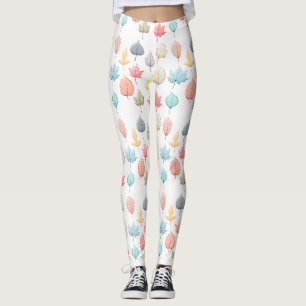 Leggings Pastel Feuilles