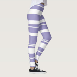 Leggings Pastel Pale Lavender Purple Art Abstrait