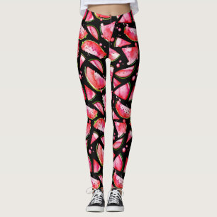 Leggings Pastèque à l'aquarelle 2
