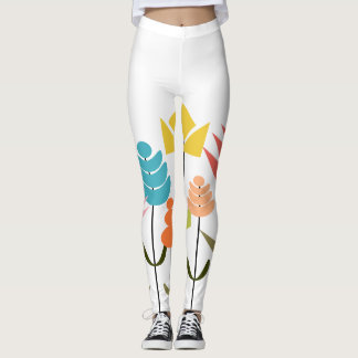 Leggings Patch de fleurs