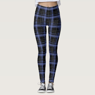 Leggings Pâte rayée en tartan à damiers plaid transparent